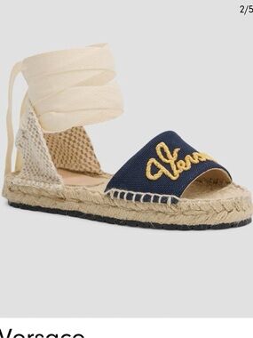 KIDS VERSACE ESPADRILLE SANDAL